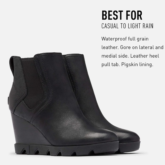 Sorel Joan Uptown Chelsea Bootie Black Women's 9.5 NWOT - Picture 4 of 16